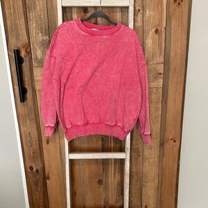 Zenana Outfitters Coral Crew Neck Top